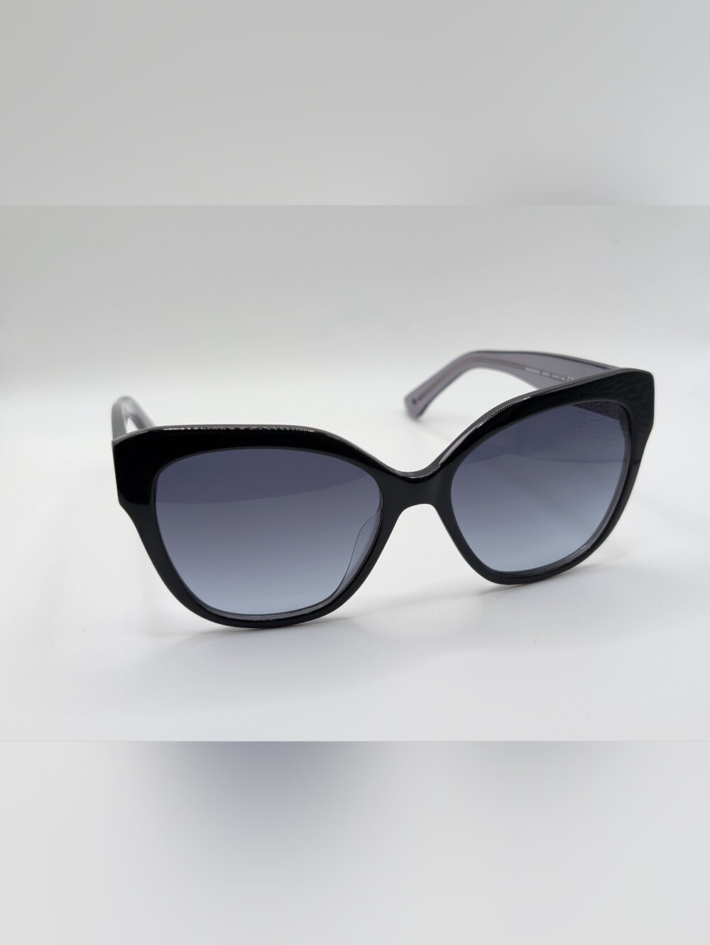Kate Spade SAVANNA/G/S Black Cat Eye Sunglasses NWT with Green Case